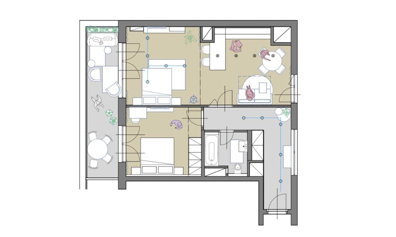 Turnkey I Central Apartment With Terrace Prague Ngoại thất bức ảnh